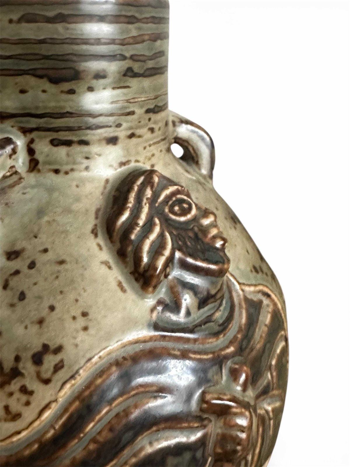 Jais Nielsen (1885 1961). Vase, Royal Copenhagen, Stoneware, Sung Glaze, Denmark. photo vinterior