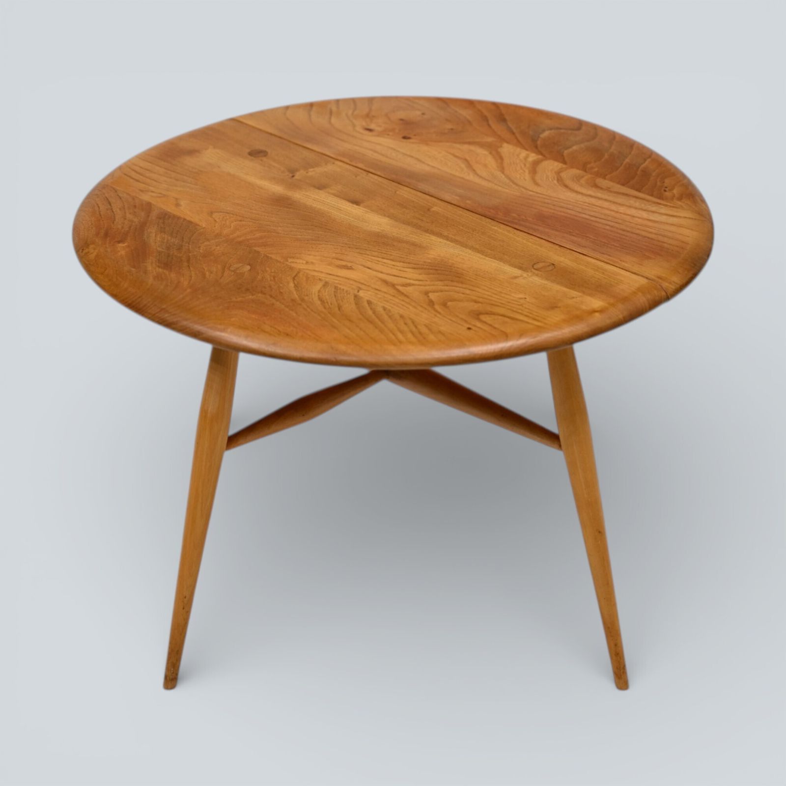 photo furniture Ercol Round Coffee Table 1960s Retro Light Finish Free Uk Delivery