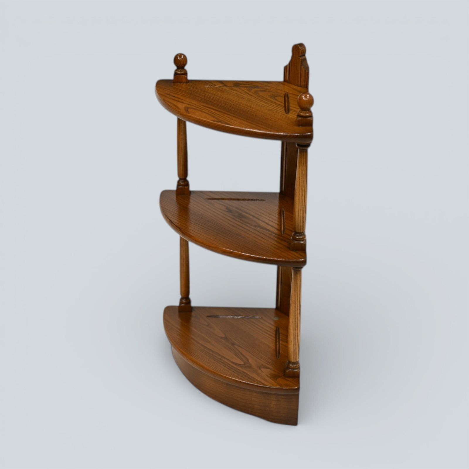 Genuine Ercol Corner Shelves Golden Dawn Finish #1103 Exc Free Uk Delivery photo furniture