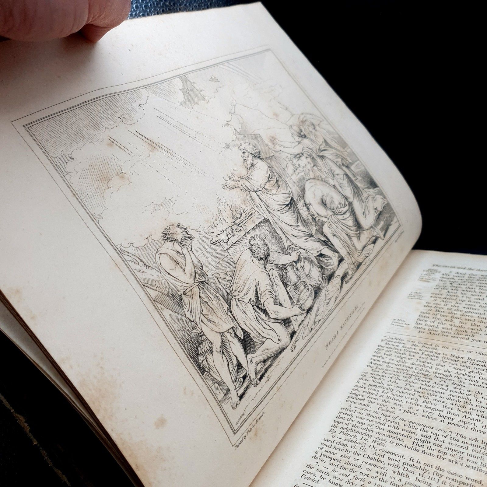 photo furniture 1817 D’oyly & Mant Holy Bible 1st Ed 3 Vol Set Quarto Oxford Clarendon Press