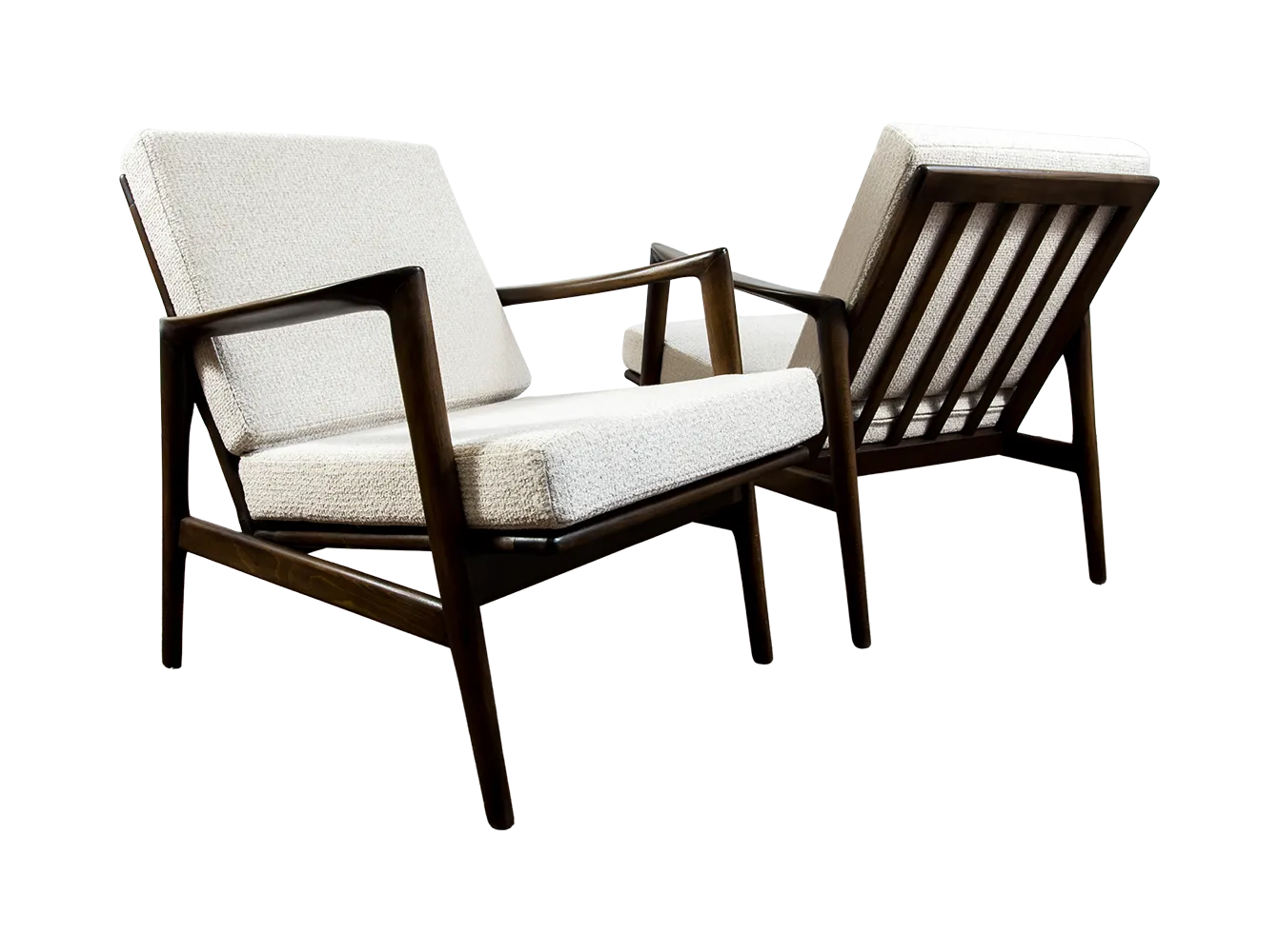 Mid Century Modern Armchairs By Sfm, Poland, 1960s, Set Of 2