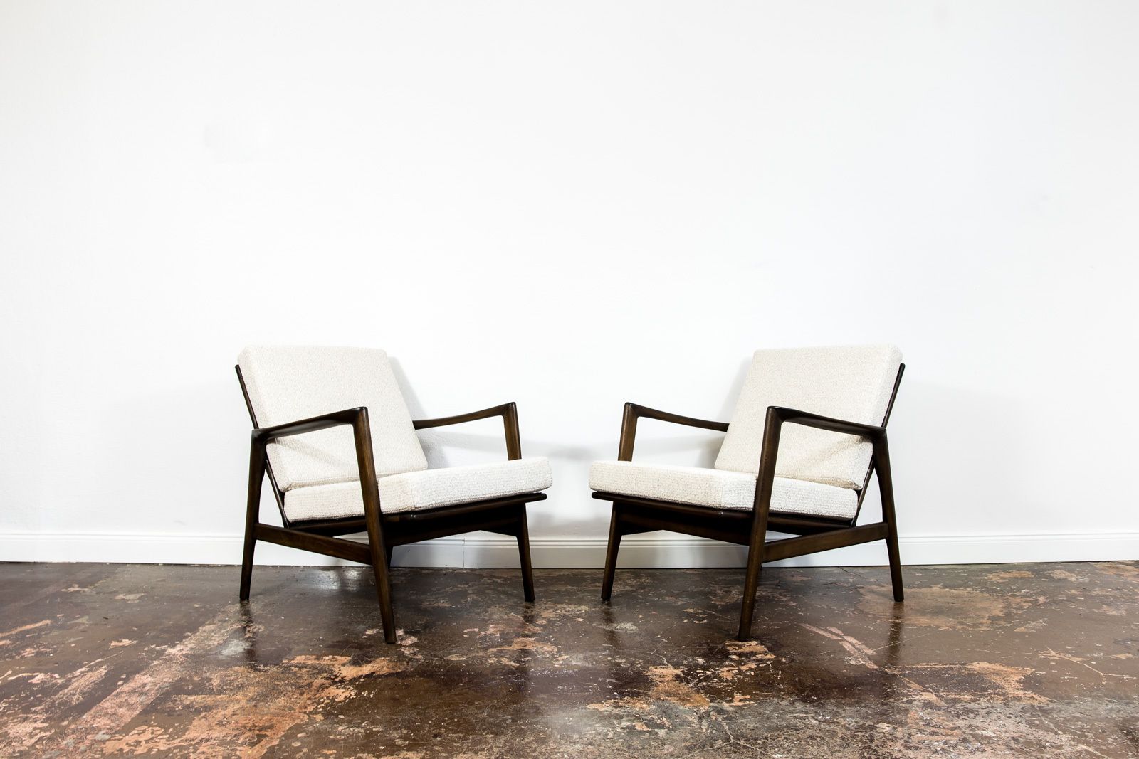 Mid Century Modern Armchairs By Sfm, Poland, 1960s, Set Of 2 photo Furniture