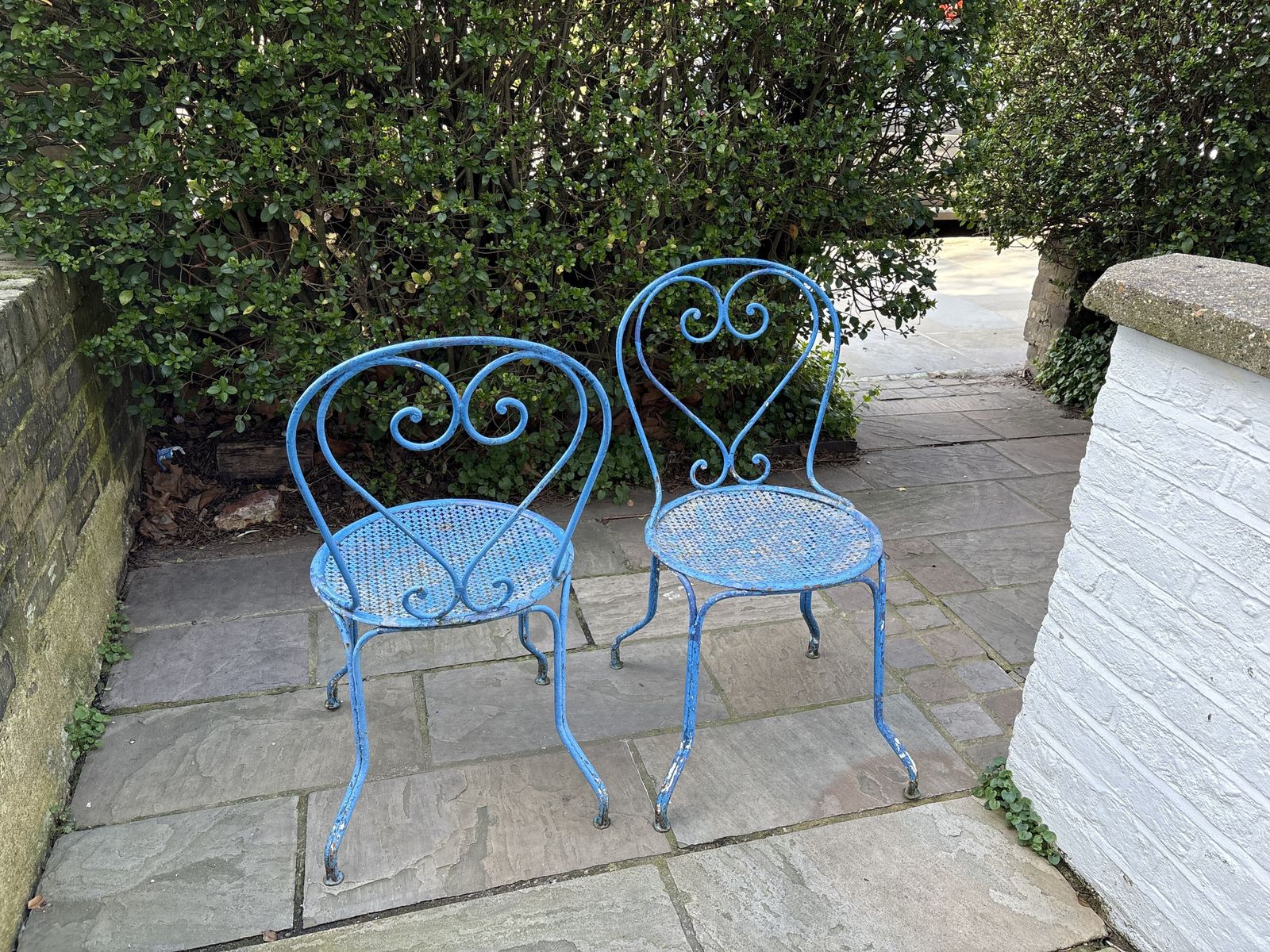 2 X French Garden Chairs photo Garden Furniture