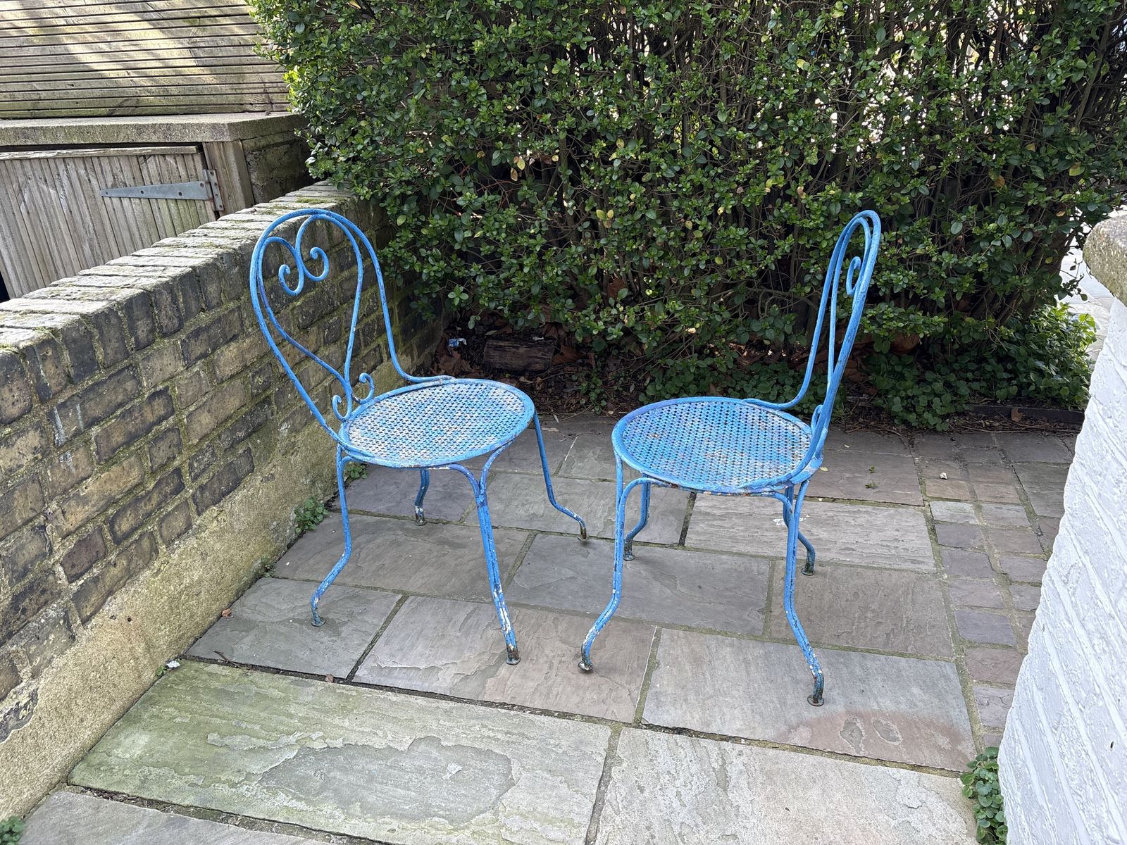 2 X French Garden Chairs