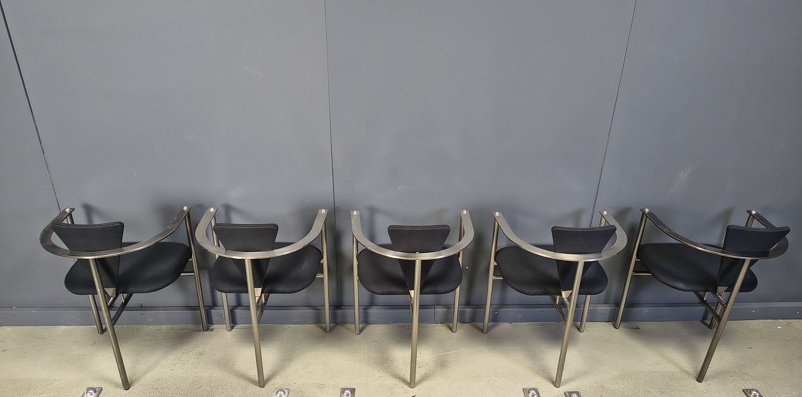 Post Modern Dining Chairs By Belgo Chrom, Set Of 10   1980s photo Furniture