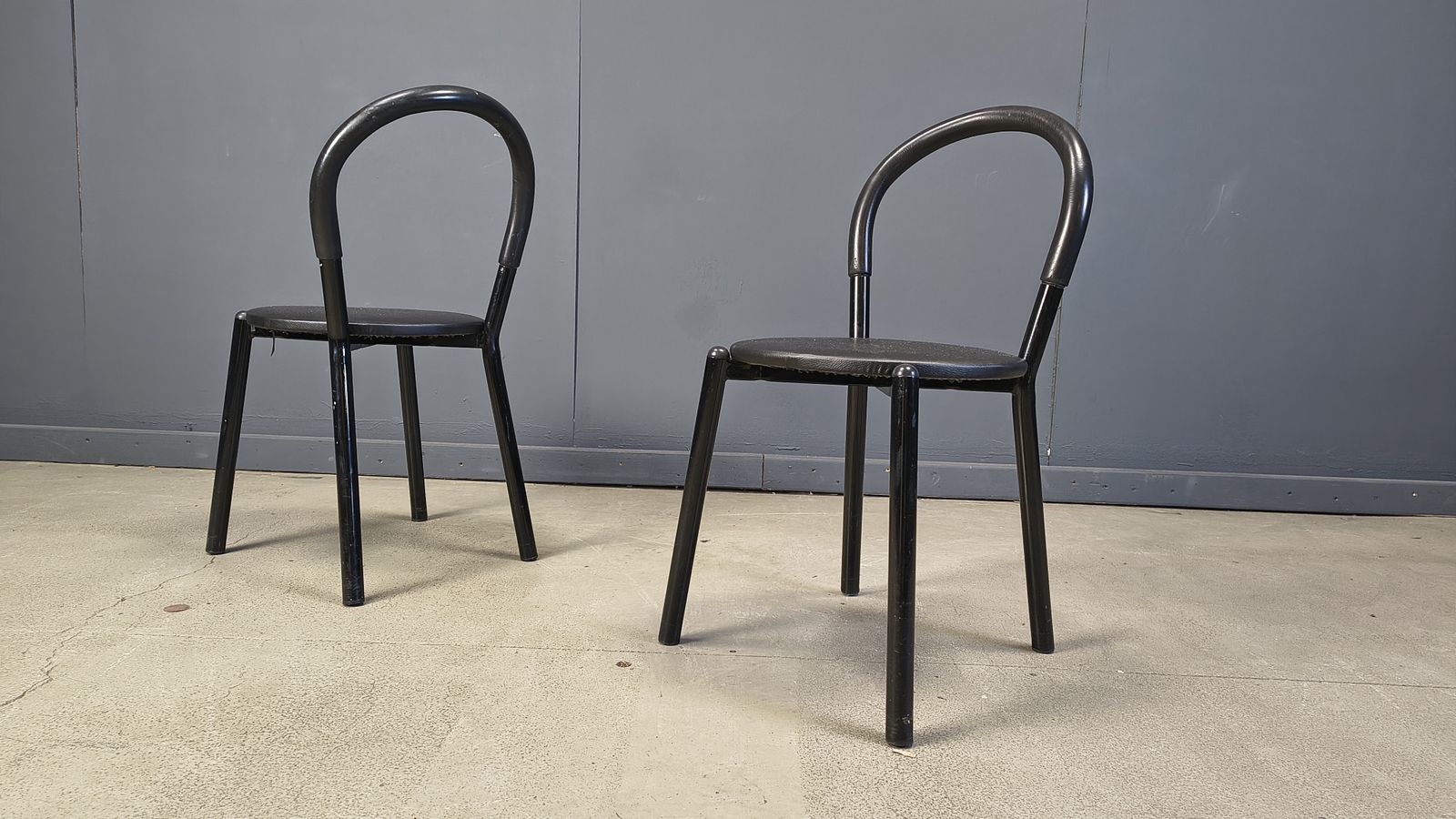 Postmodern Italian Dining Chairs Set Of 4   1980s photo Furniture