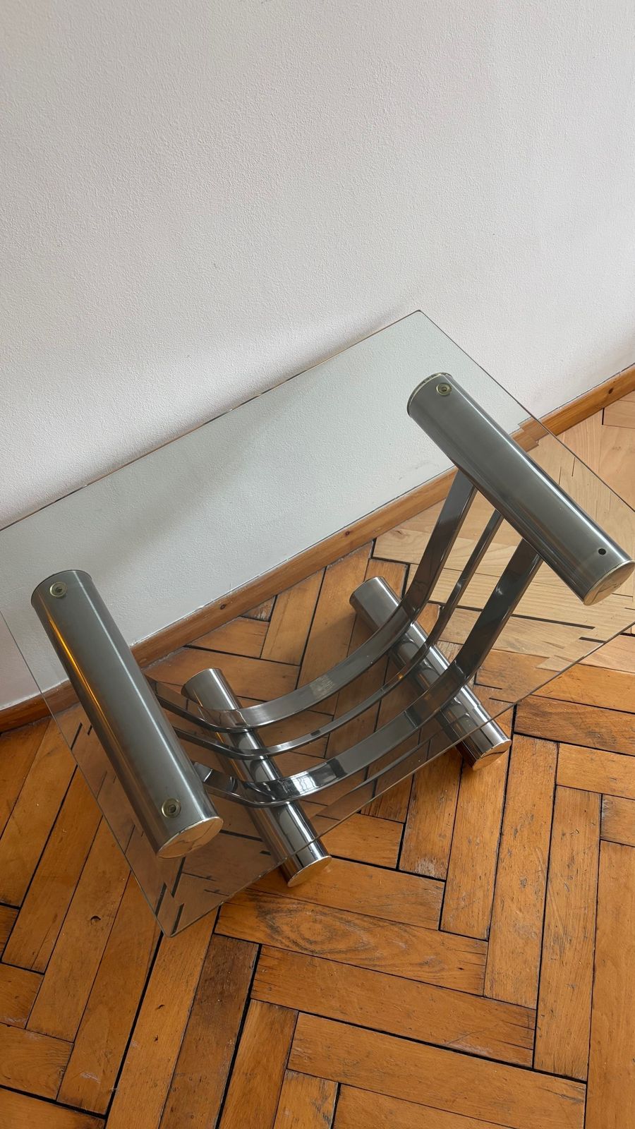 Furniture Set Of 2 Tables From Dia   70's Art Deco Style photo