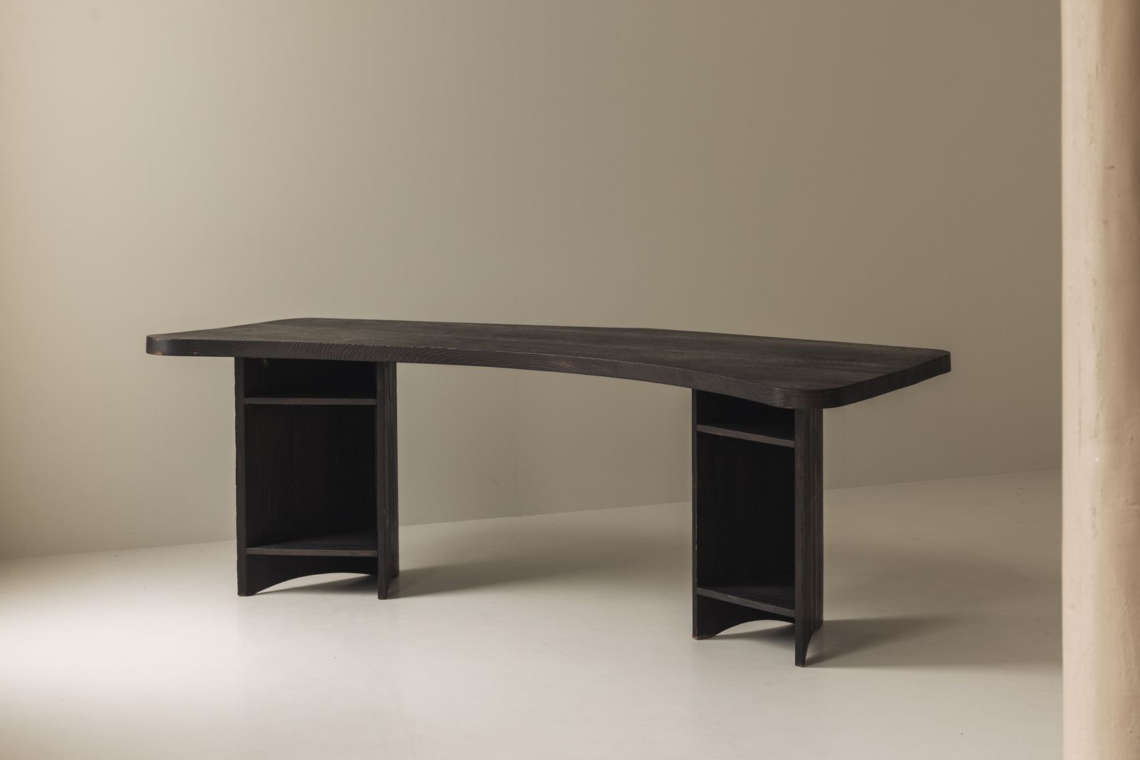 Important Sculptural Boomerang Desk 1950s, Perriand And Jeanneret Era.