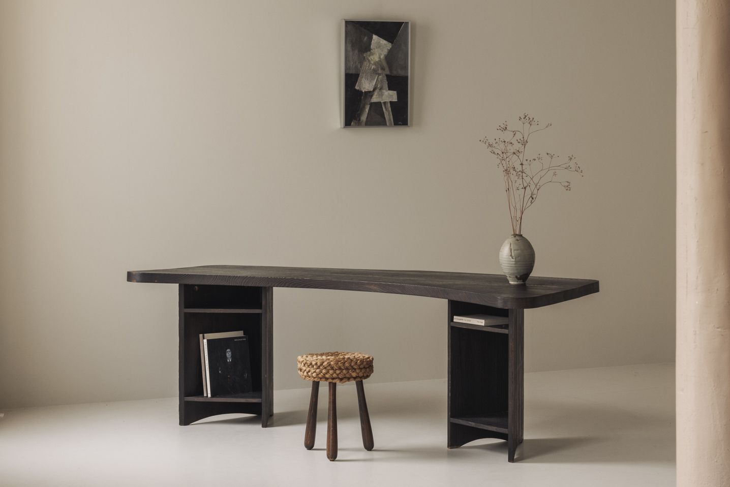 Important Sculptural Boomerang Desk 1950s, Perriand And Jeanneret Era. photo buy