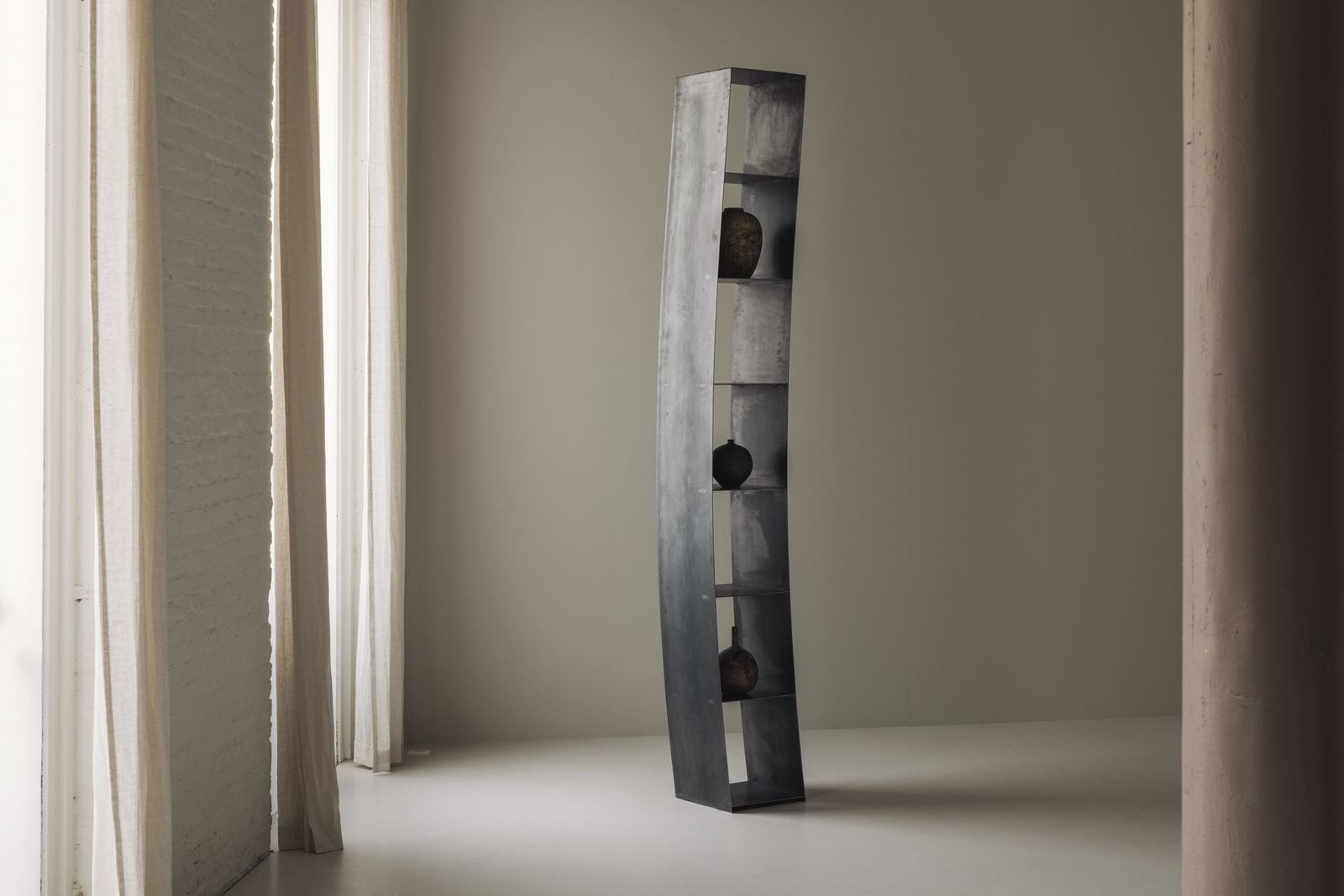 Rare Shelf / Bookcase By Wolfgang Laubersheimer For The Pentagon Group, 1984