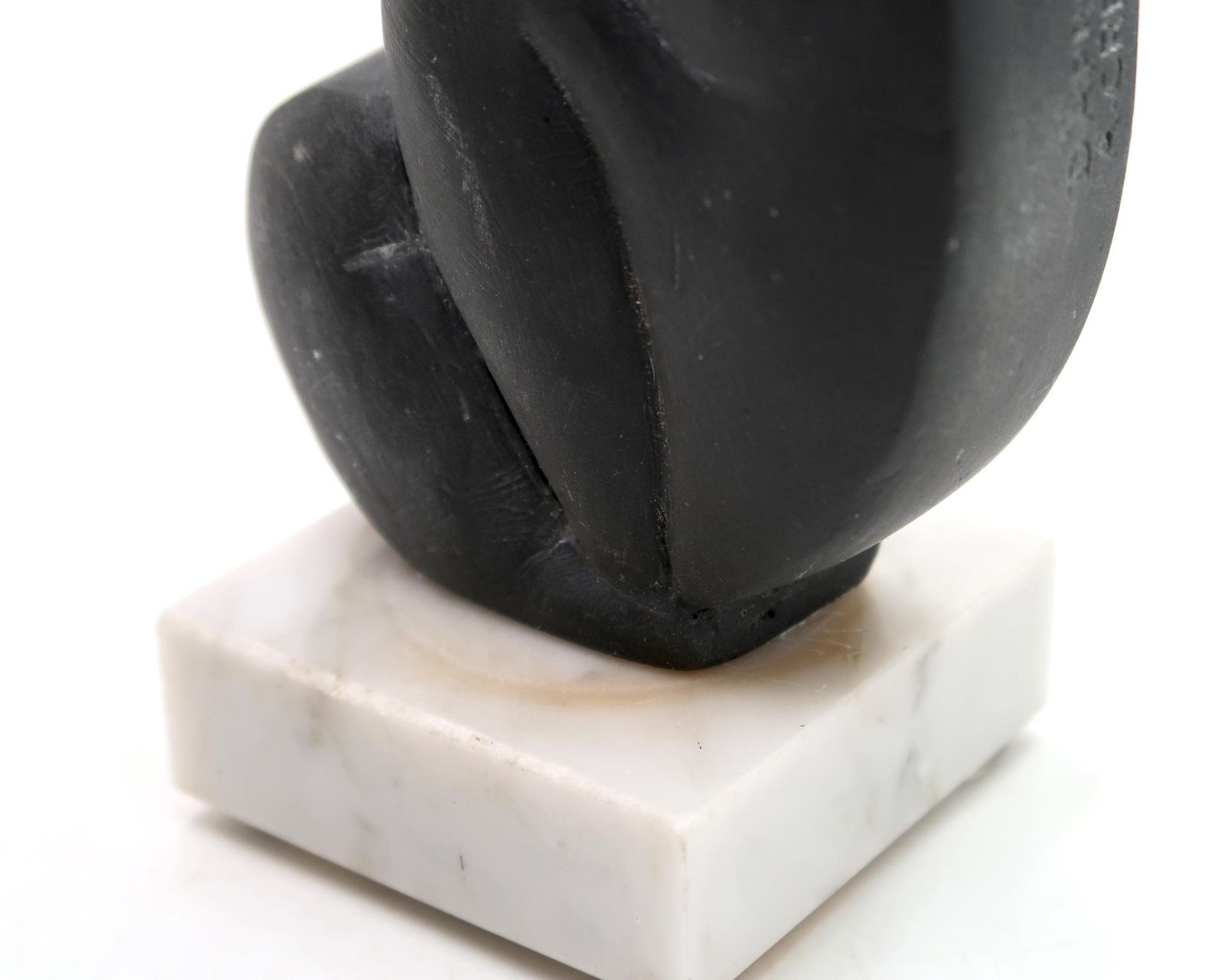 Sculpture Inspired By Amedeo Modigliani, Nude Woman Signed A Crespelle Ed 98 / Art, Marble Base, Grey, Art Deco Style photo buy