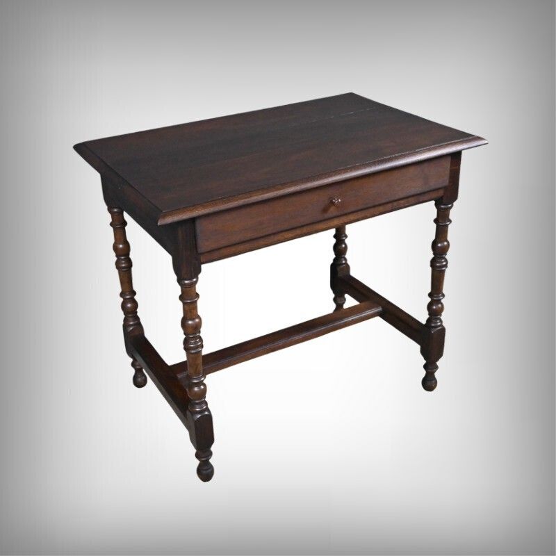 Small Oak Desk, Louis XIV Style – Second Half Of The 19th Century photo furniture