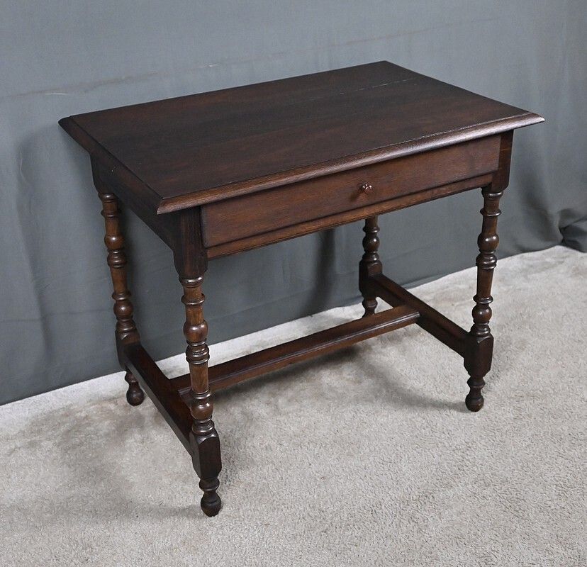 Small Oak Desk, Louis XIV Style – Second Half Of The 19th Century photo Furniture