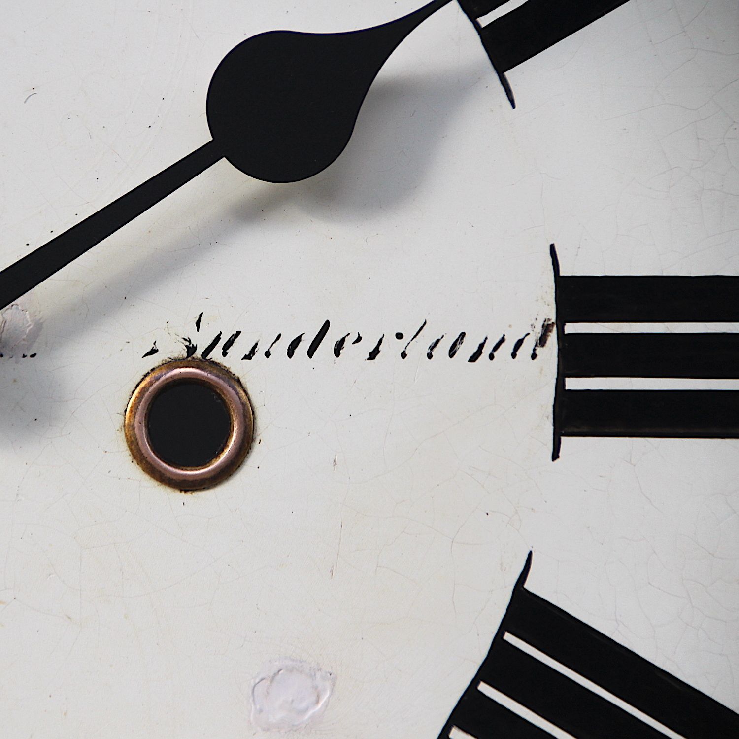 photo vinterior Original 18th Century Iron Grandfather/Longcase Clock Dial. Fully Guaranteed. London Timepiece