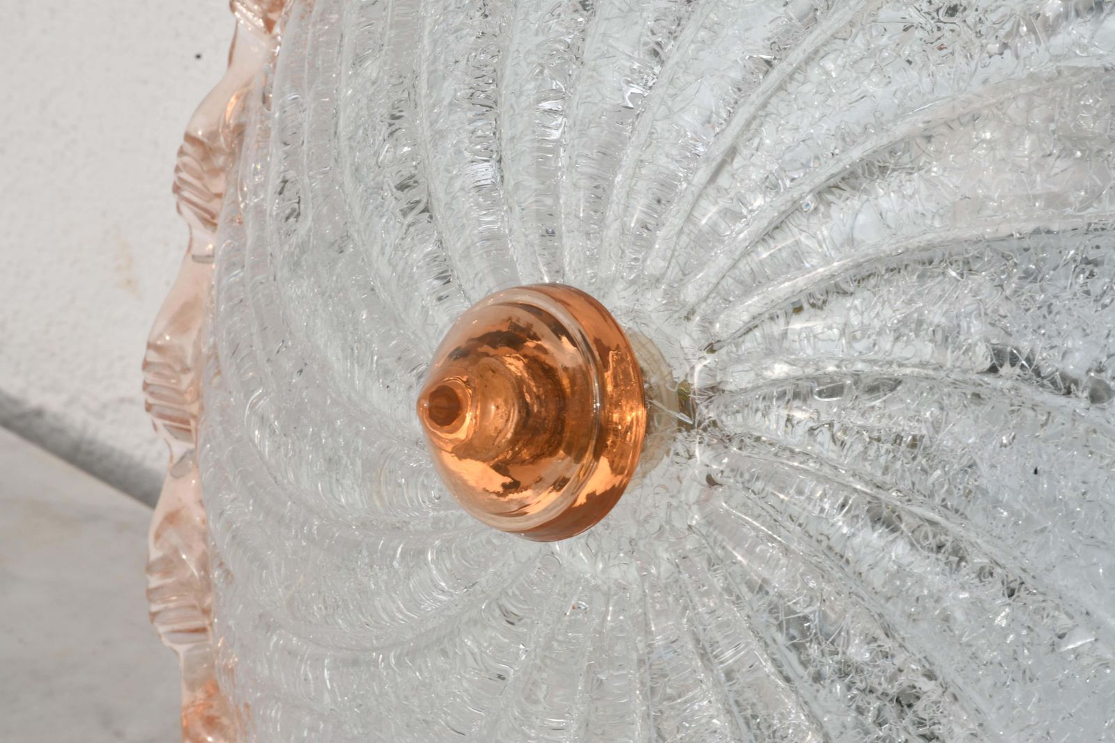 Lady Pink Italian Murano Glass Ceiling Fixture, Murano, 1970 photo buy