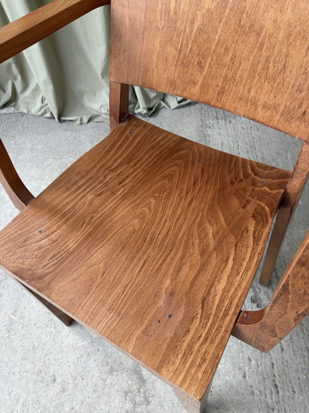 Vtg Mid Century Style Dining Desk Side Chair Scandi Danish Retro R1118 photo 184.0