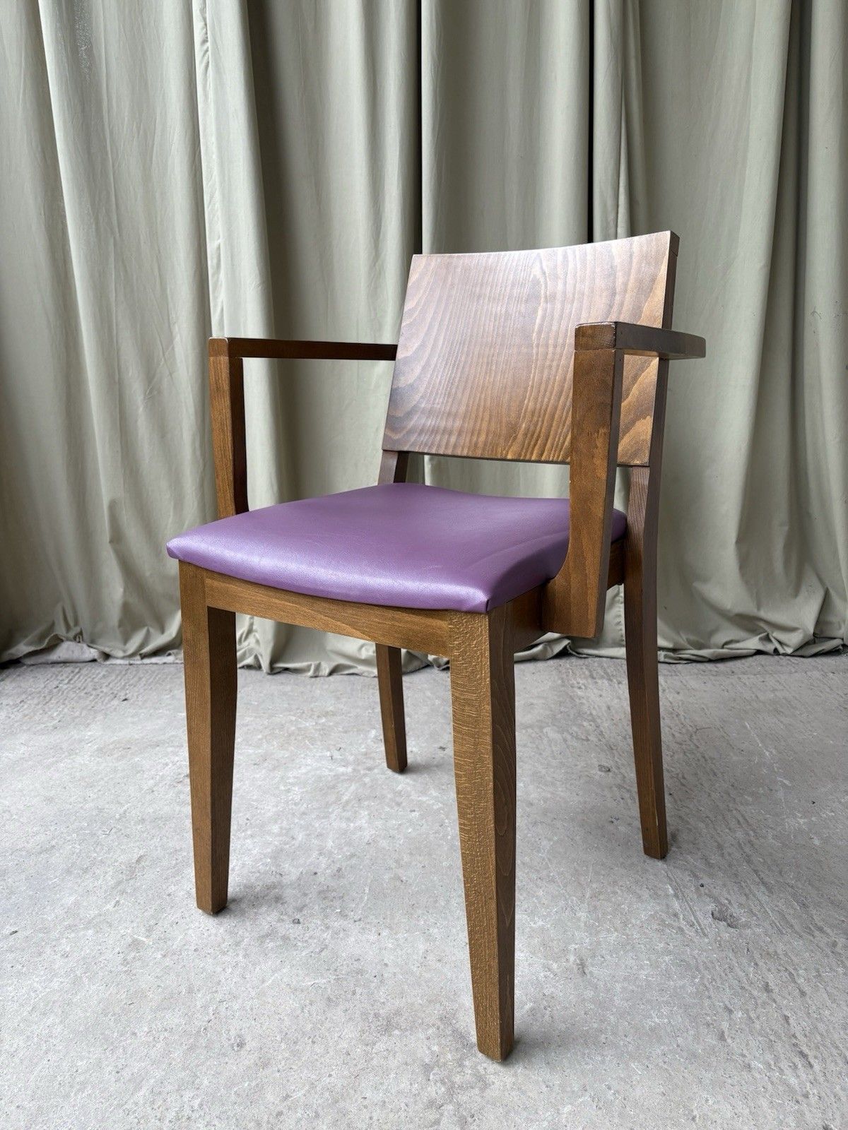 Vtg Mid Century Style Dining Desk Side Chair Scandi Danish Retro R1121 photo furniture