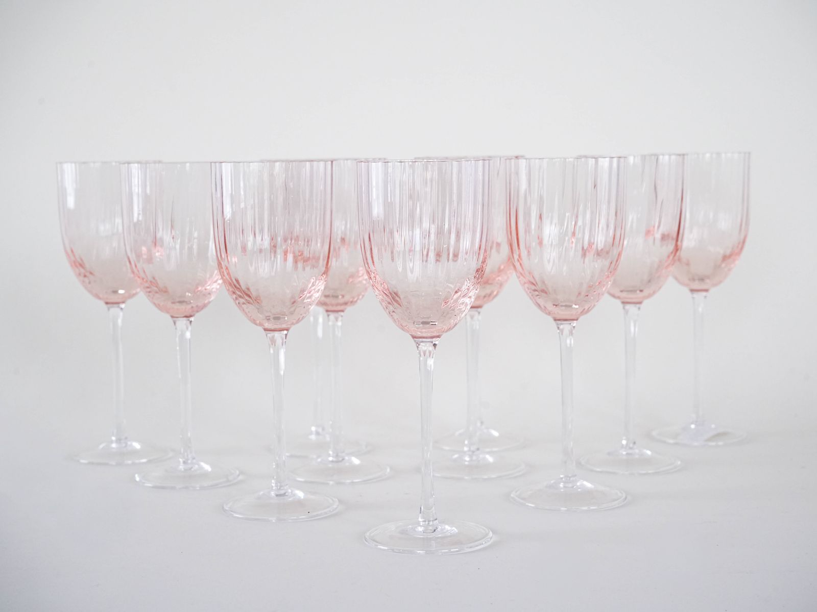 Set Of Wine Glasses French Design  1970s  Made In France photo 359.0