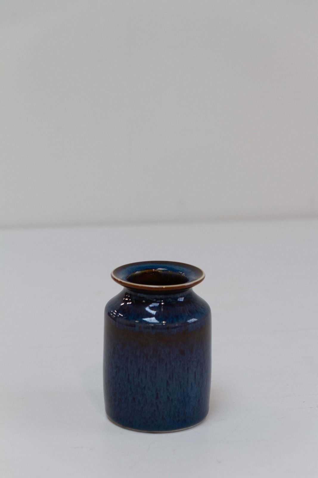 Blue Ceramic Vase By Carl Harry Stålhane For Rörstrand Sweden, 1960s. photo buy