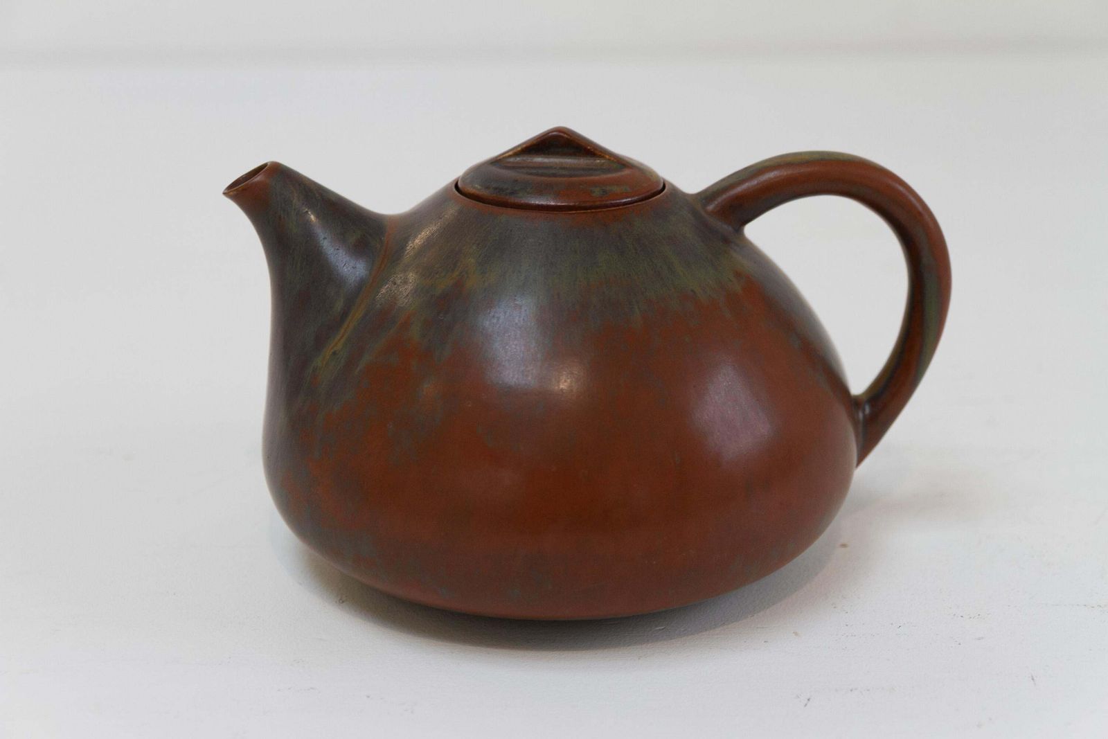 Home Decor Danish Teapot In Glazed Ceramic By Eva Stæhr Nielsen For Saxbo, 1950s. photo