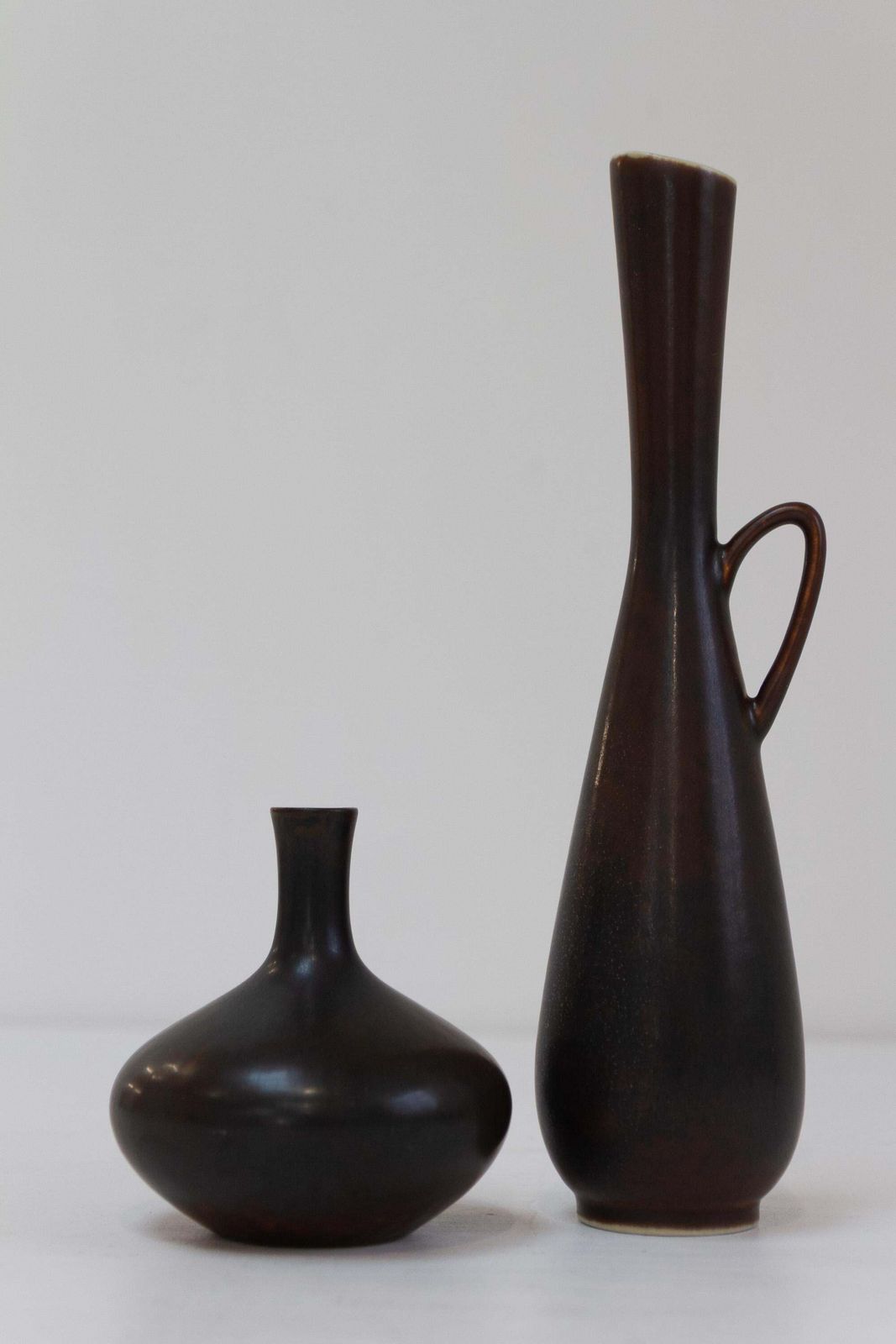 2 Stoneware Vases By Carl Harry Stålhane For Rörstrand Sweden, 1950s. photo Home Decor