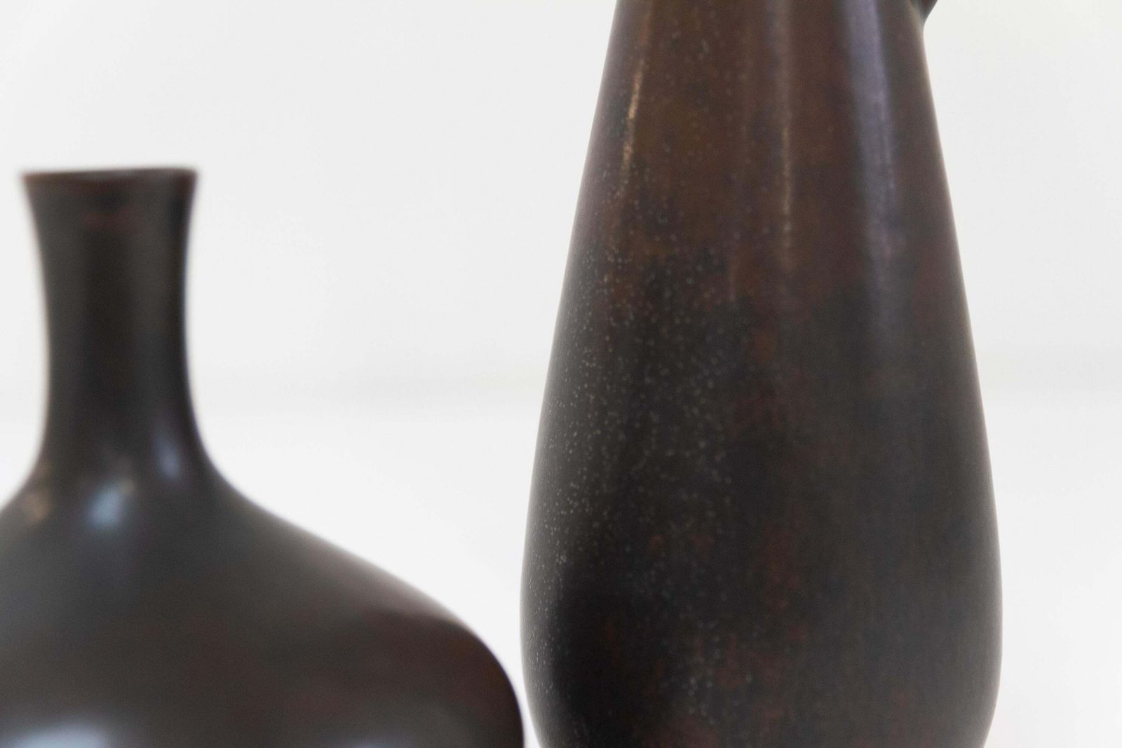 2 Stoneware Vases By Carl Harry Stålhane For Rörstrand Sweden, 1950s. photo 822.0