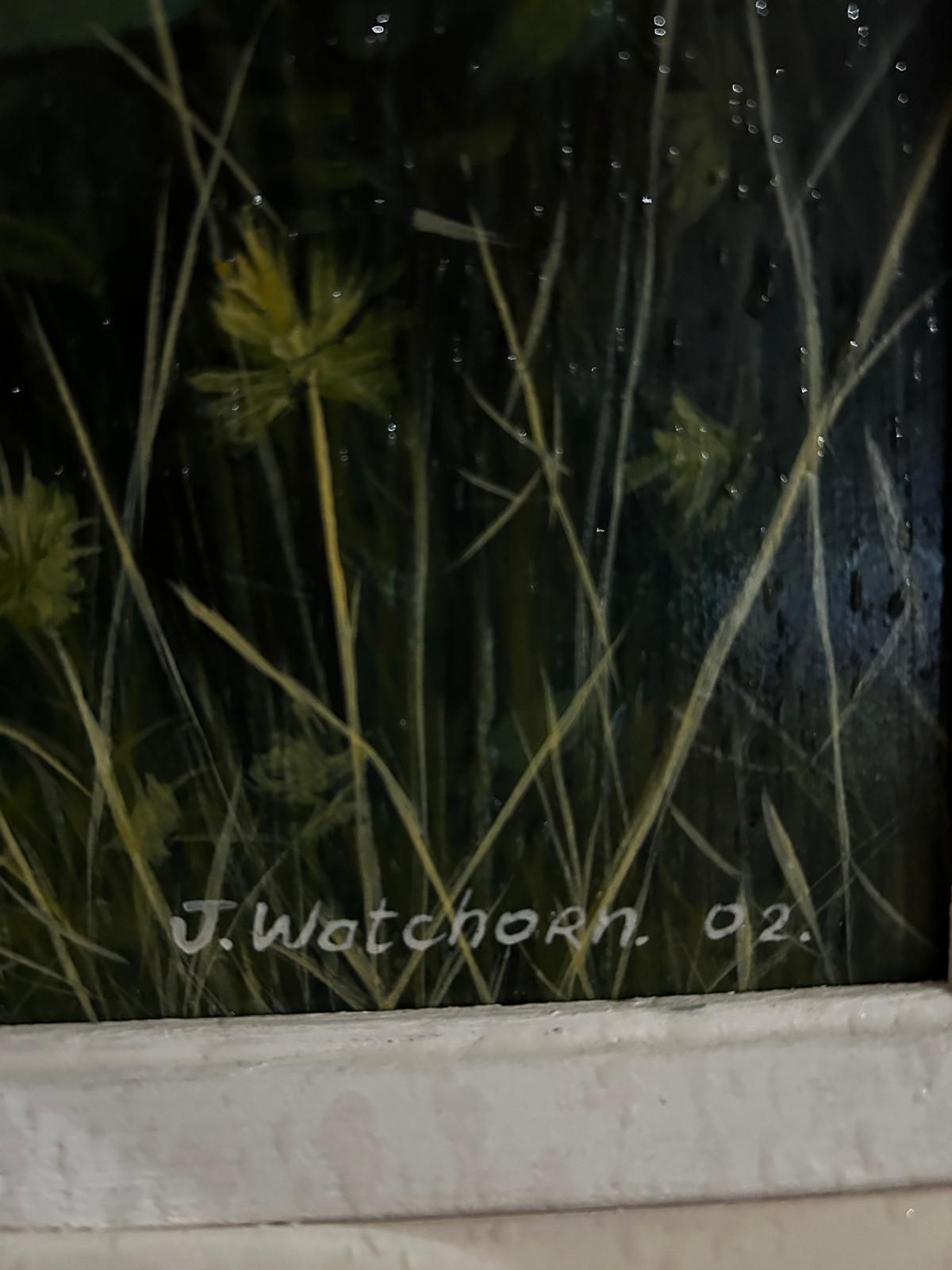 John Wachorn Oil Painting Of A Woodland Squirrel photo vinterior