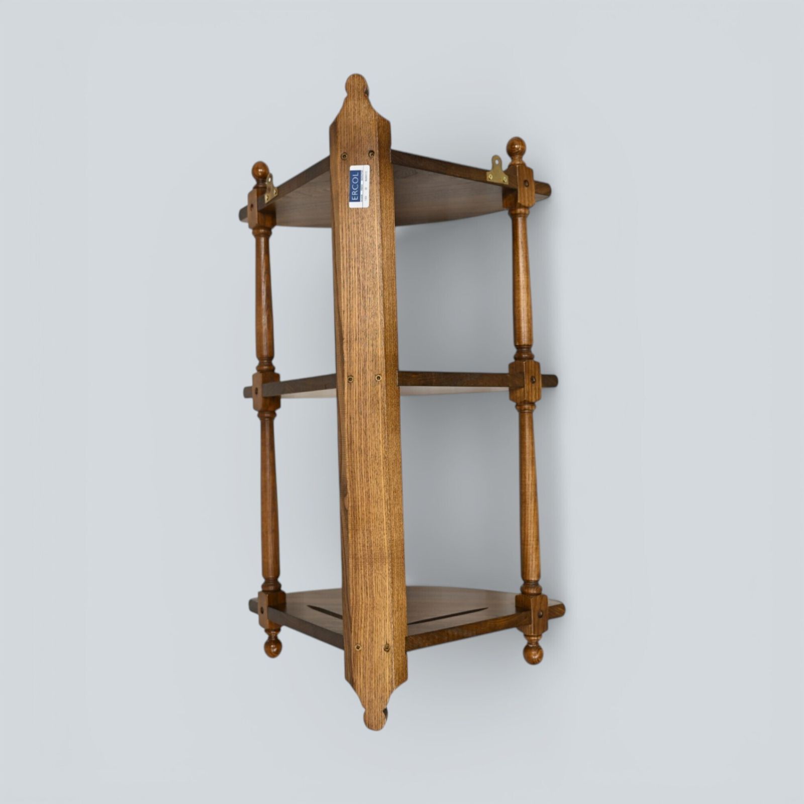 Ercol Hanging Corner Shelving Golden Dawn Finish #1104 Exc Free Uk Delivery photo for sale