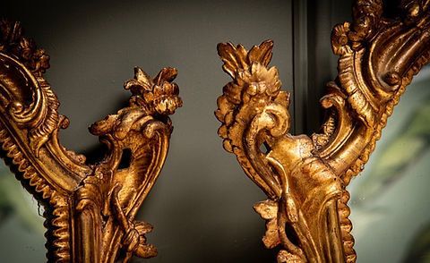 Pair Of Late 19th Century Louis XV Style Gilt Mirrors photo Home Decor
