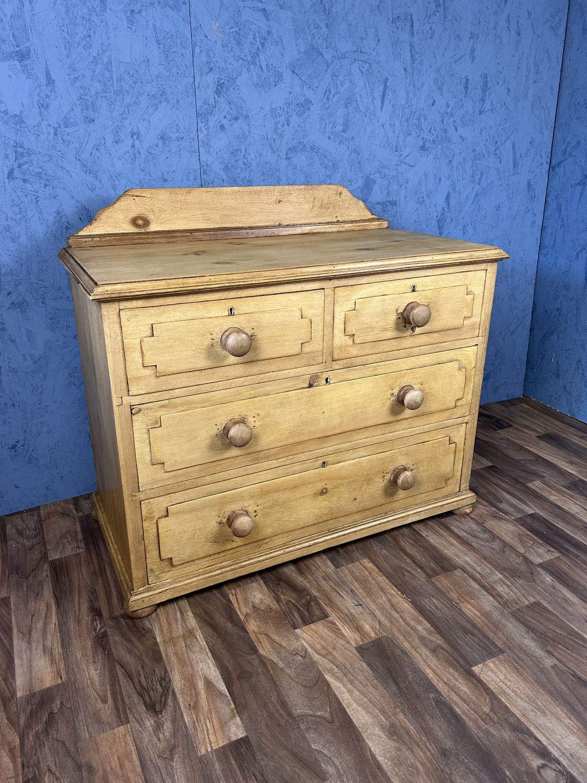 Antique Continental Pine Chest Of Drawers photo furniture