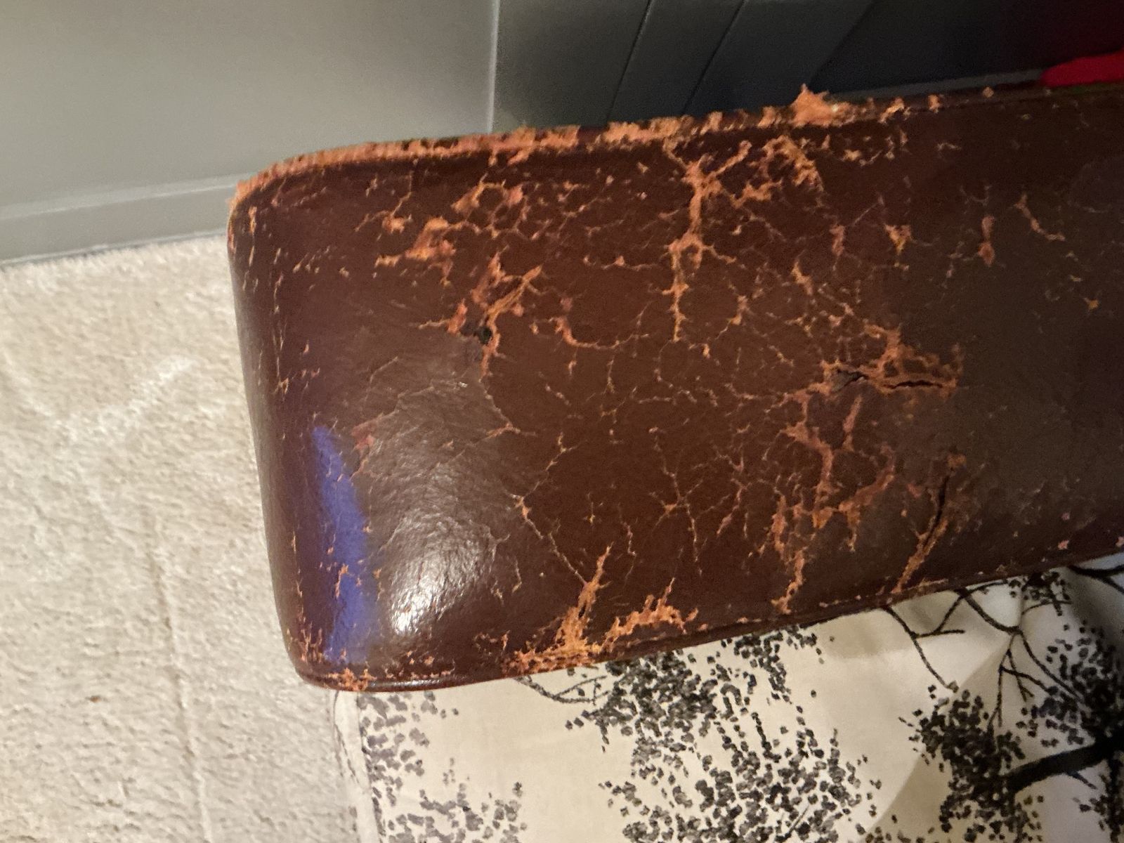1930 To 1940 Two Seater Leather Sofa. A Lovely Piece For Anyone Enjoying Comfort And Character Or Looking For A Piece To Fully Restore. photo 225.0