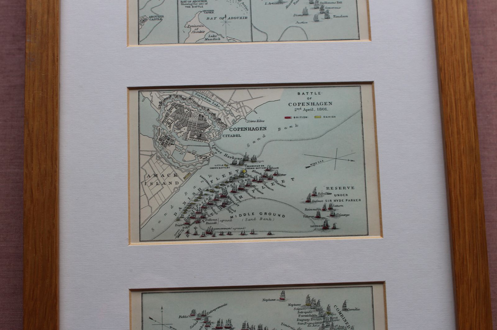 Horatio Lord Nelson ~ Three Of His Famous Battle Plans photo for sale