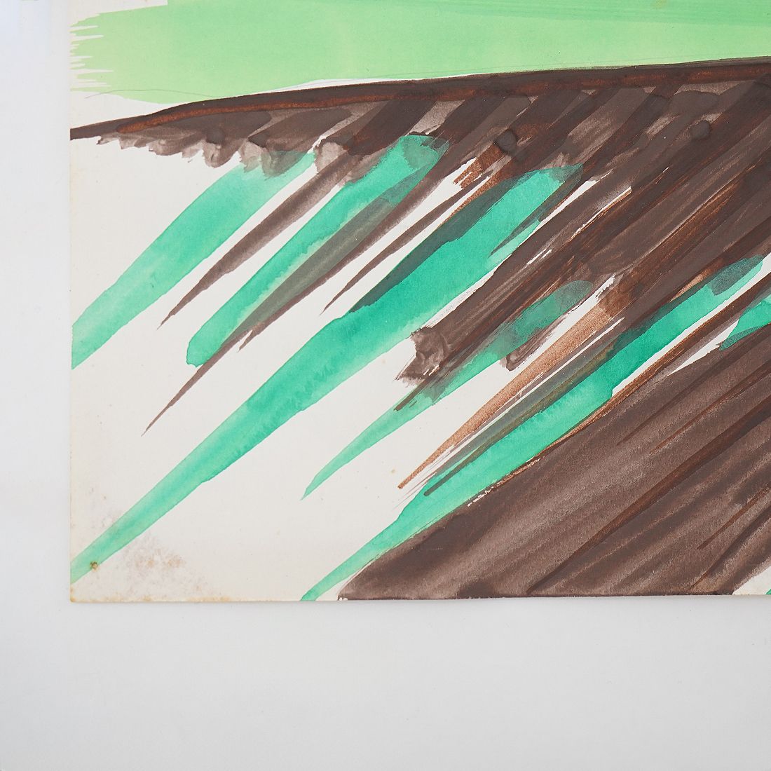 photo for sale Mario Rossello, Mixed Media On Paper, 1970s