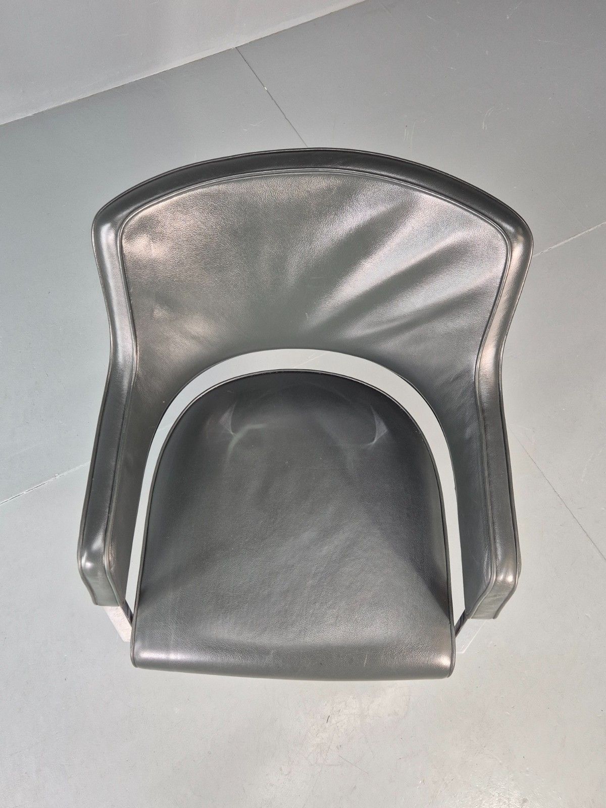 photo furniture Leather Office Swivel Chair Dark Green Chrome Brunner Tempus Modern Eb11723 Mswi