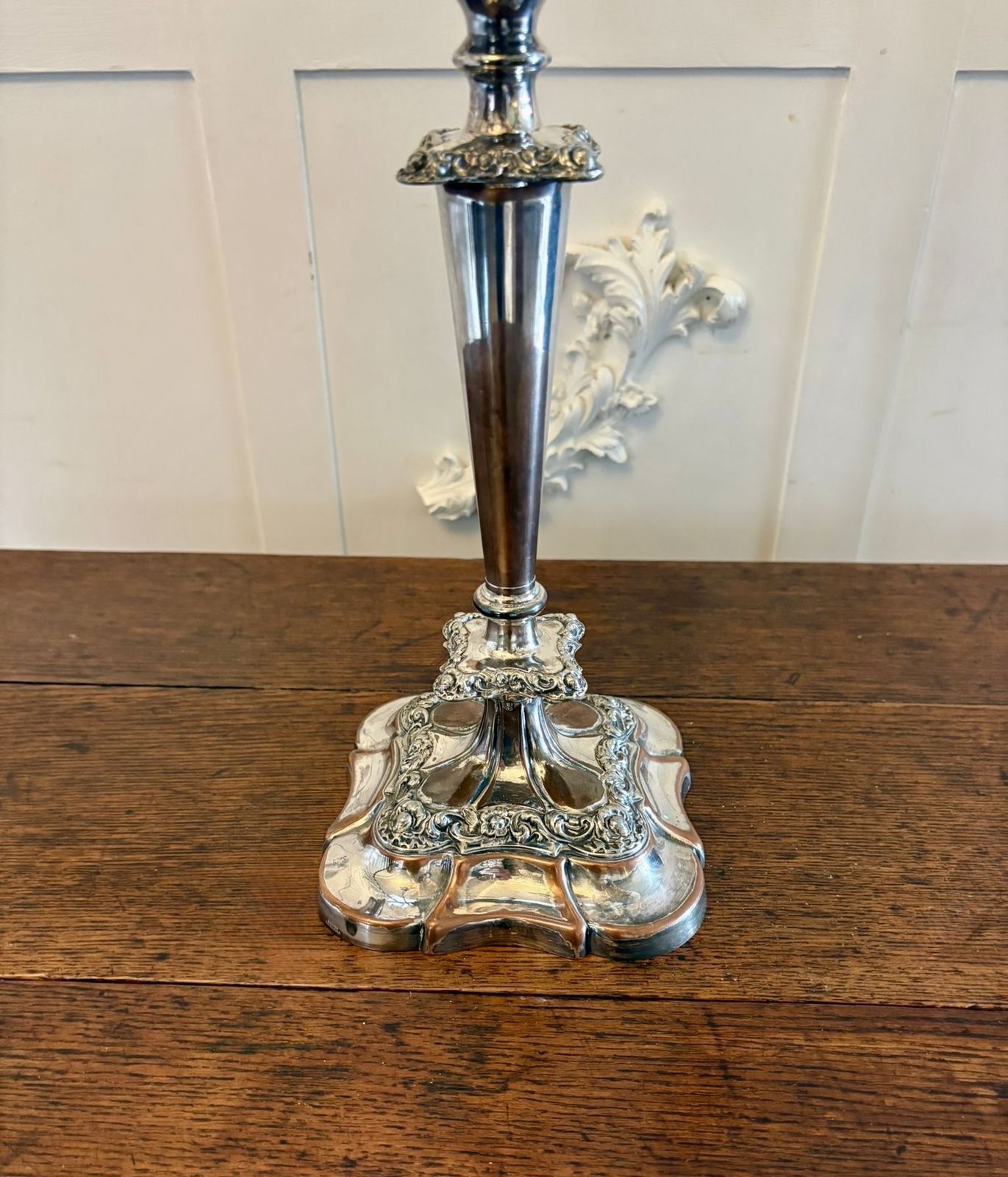 Antique 19th Century Large Silver Plated Five Branch Candelabra Dining Table Centrepiece With Detachable Sconces photo 1085.0
