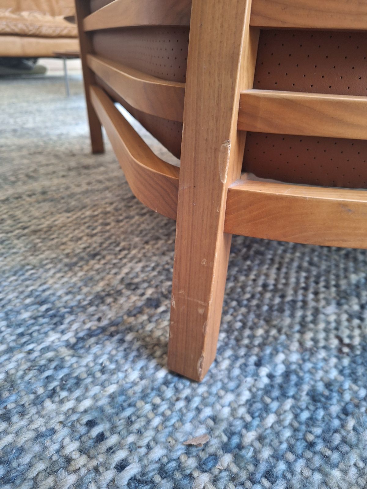 photo for sale Pair Of Handmade Ligne Roset Flax High Back Armchairs
