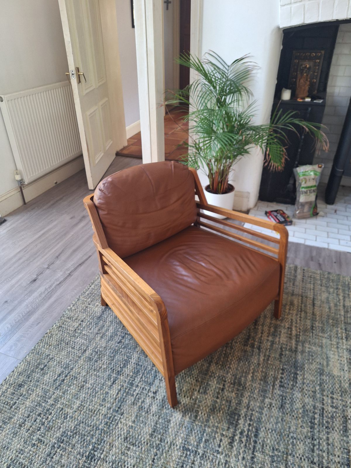 Pair Of Handmade Ligne Roset Flax High Back Armchairs photo Furniture
