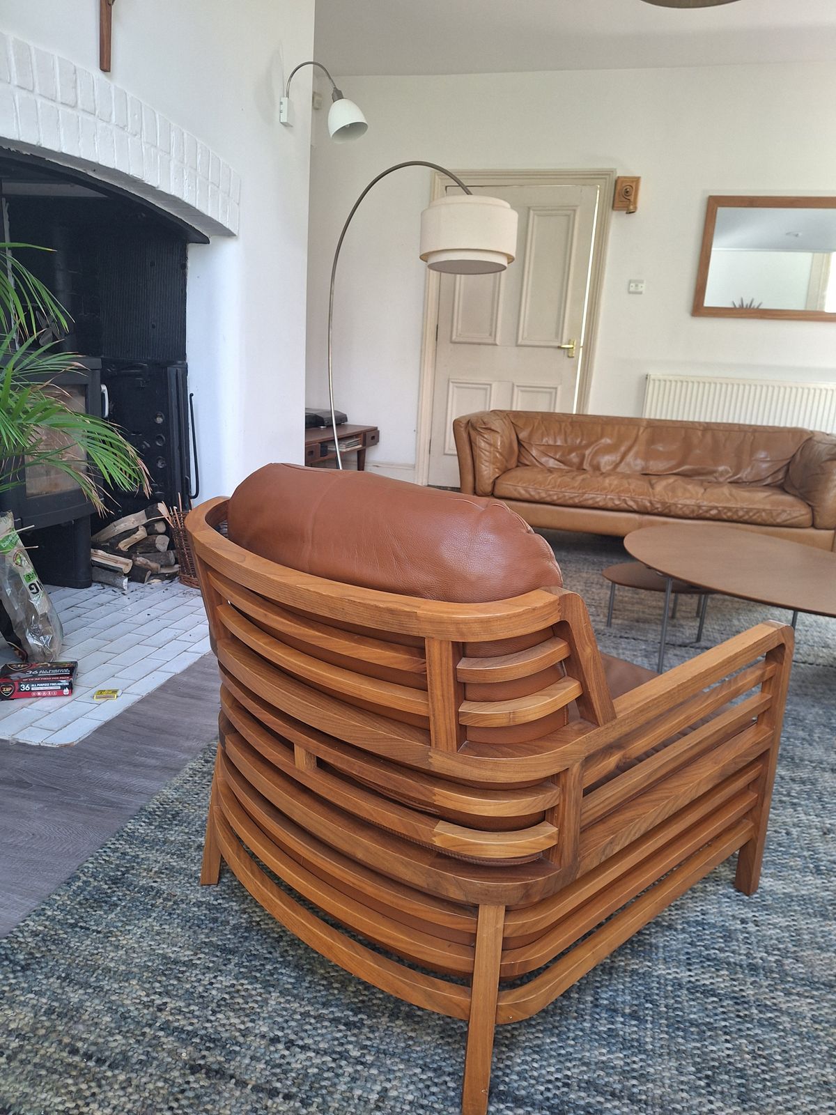 Pair Of Handmade Ligne Roset Flax High Back Armchairs photo vinterior