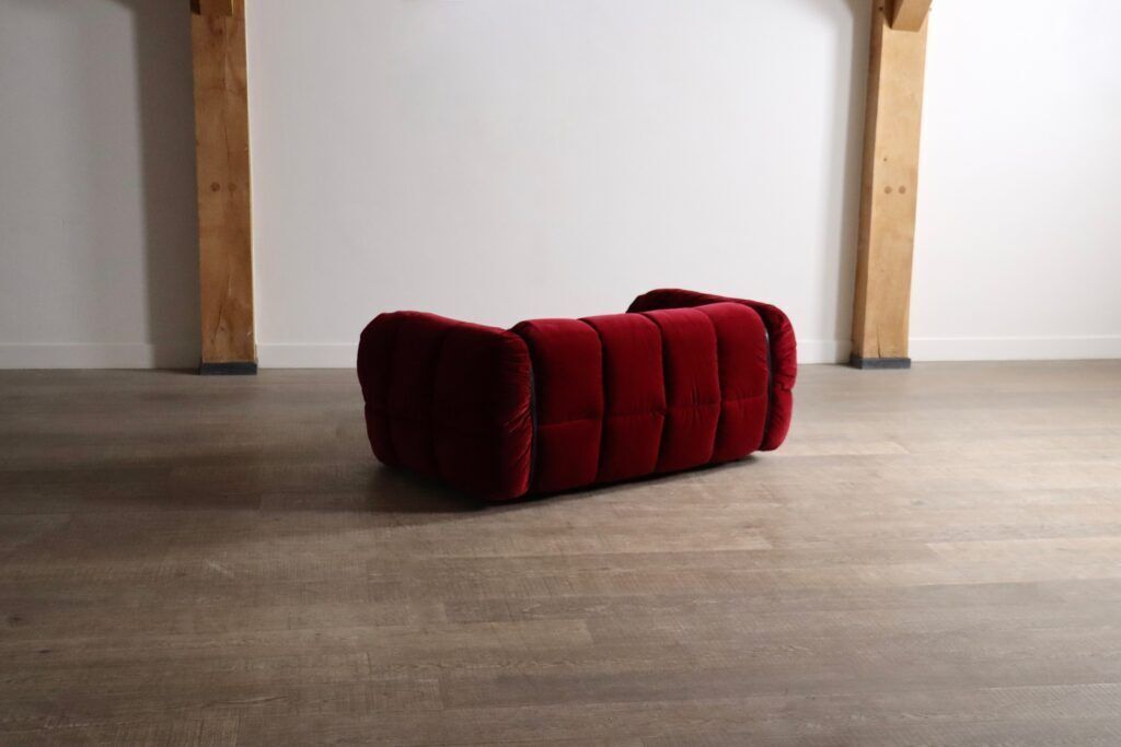 photo for sale Cini Boeri For Arflex Strips Sofa In Velvet, Italy 1968