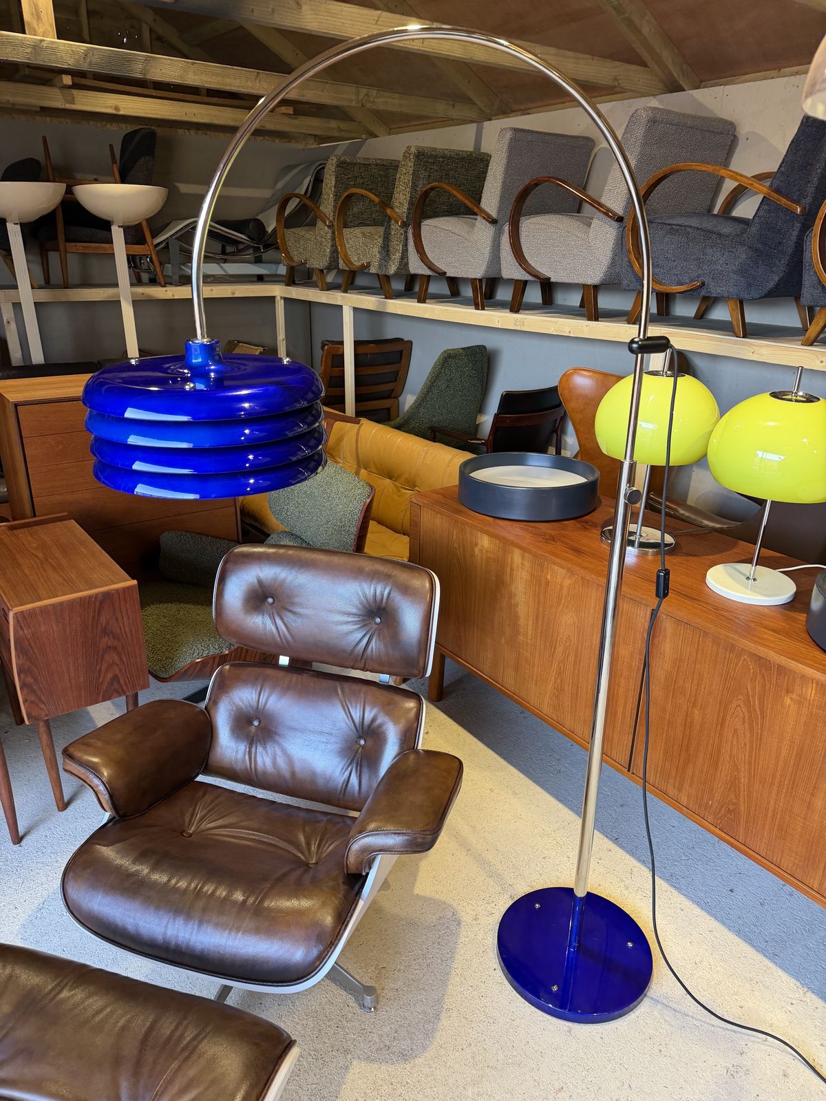 Mid  Century, Floor Lamp By Tamás Borsfay For Hungarian Craftsmanship Company, 1970s