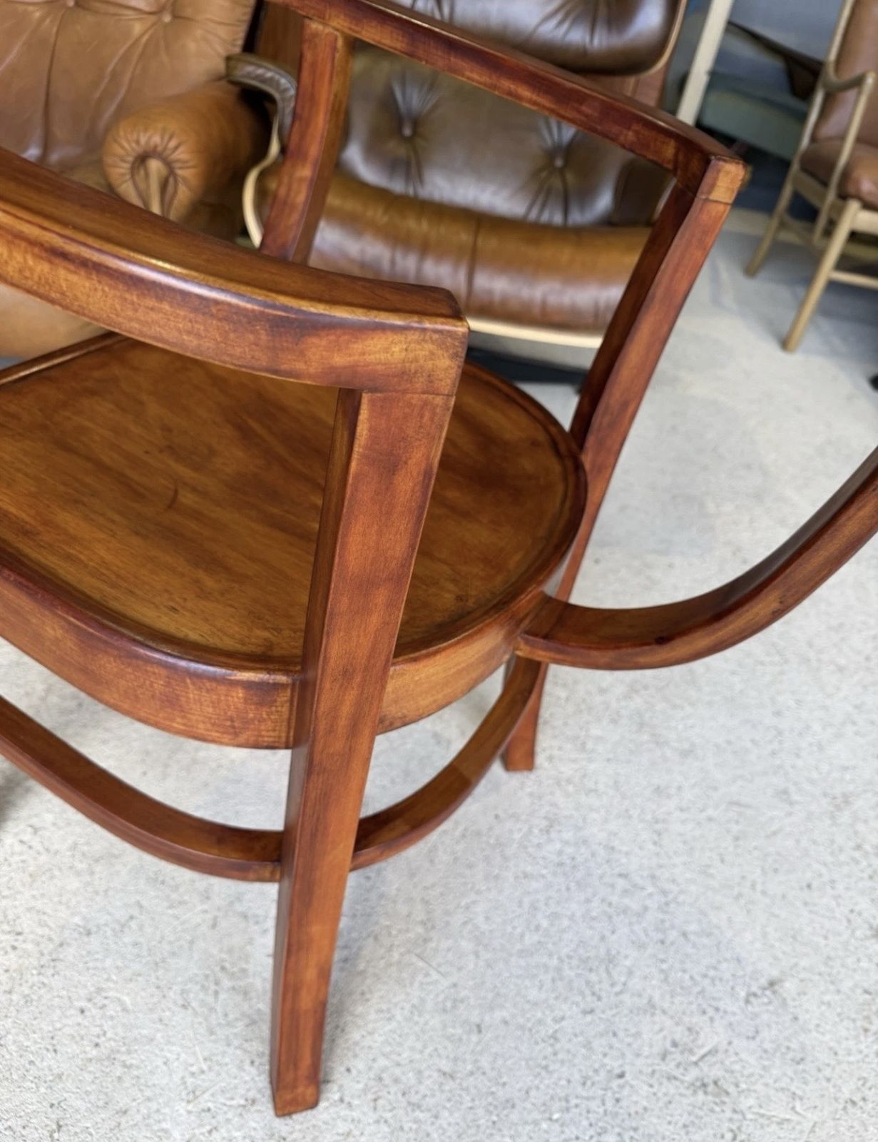 photo for sale Set Of 6 Art Deco D Chairs No. 401 By Lajos Kozma 1930s