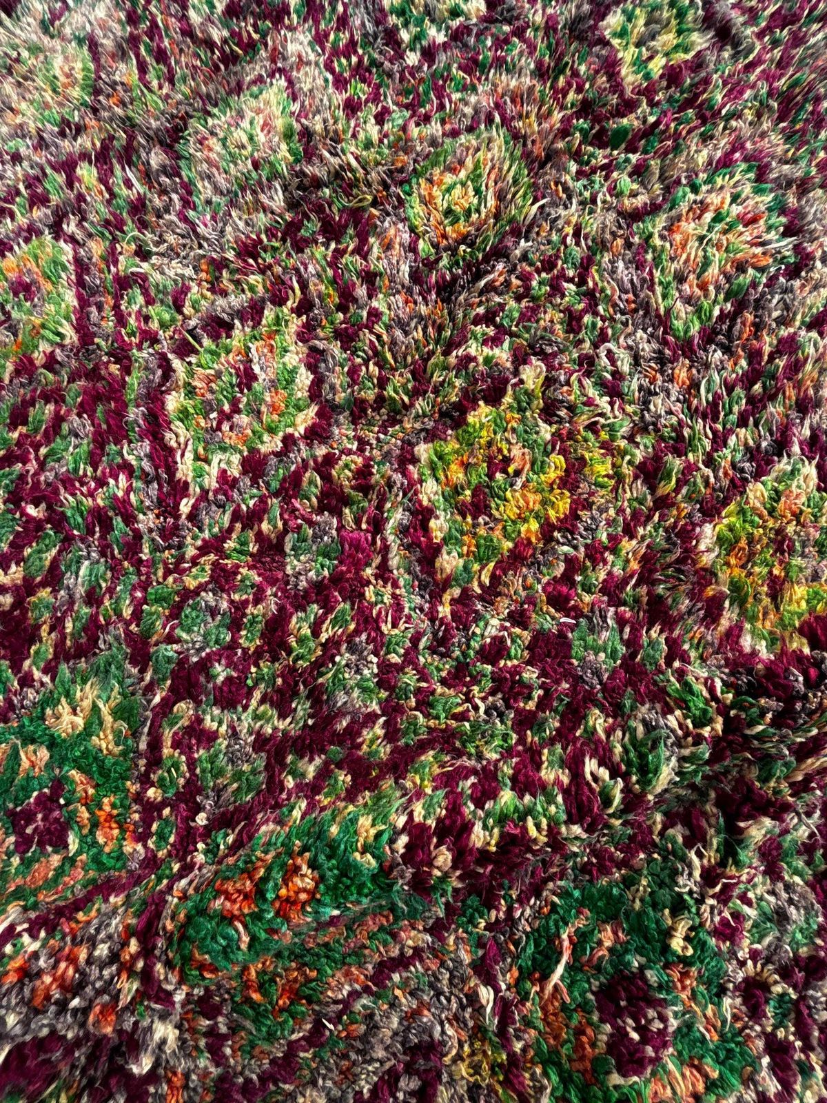 Mid Century Modern Moroccan Beni M’guild Rug 220x380 Cm   Moroccan Vintage Wool Rug photo buy