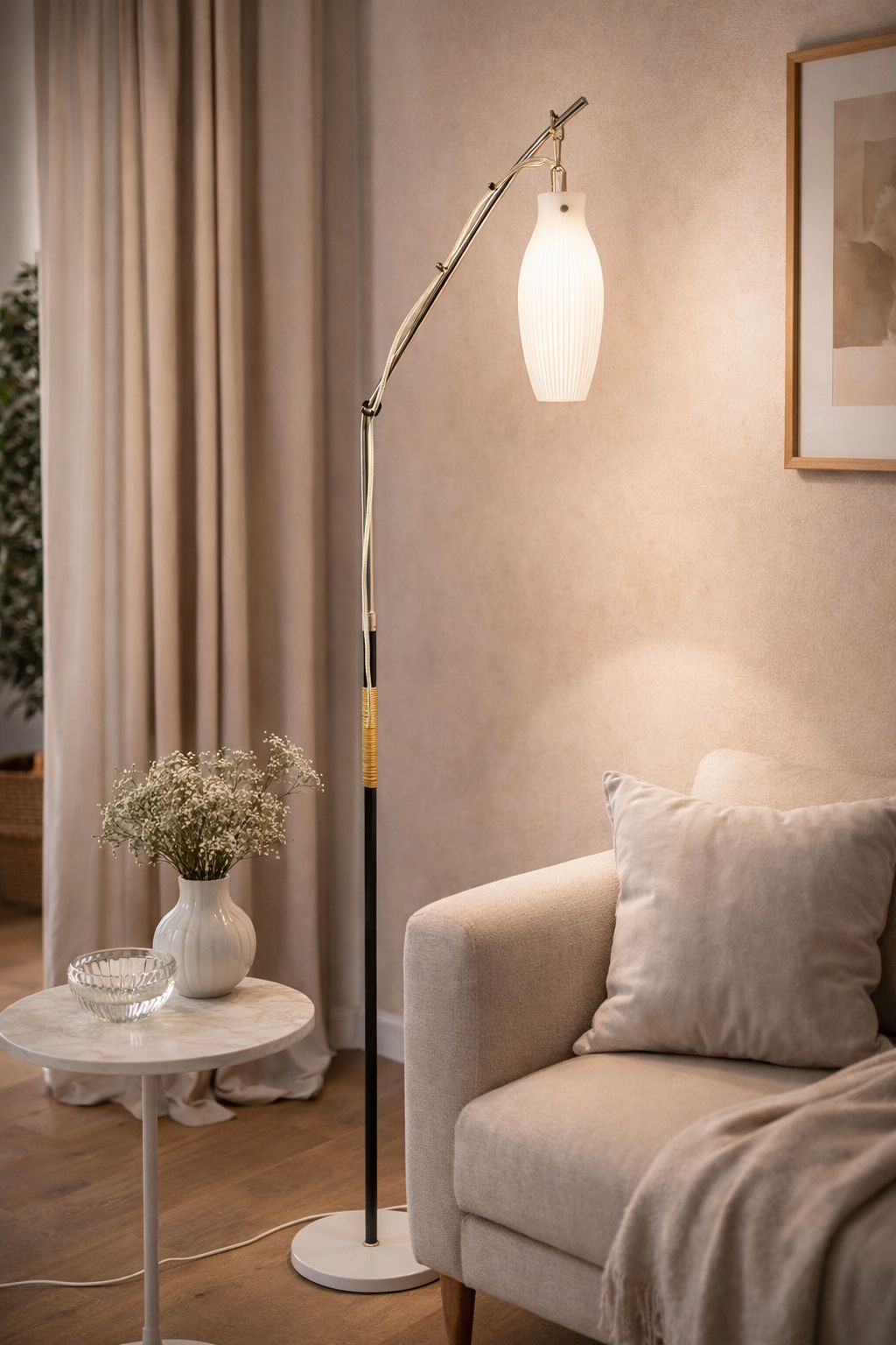 Jolo Kalmar Floor Lamp, Austria, 1970s, 165 Cm, E27 photo furniture