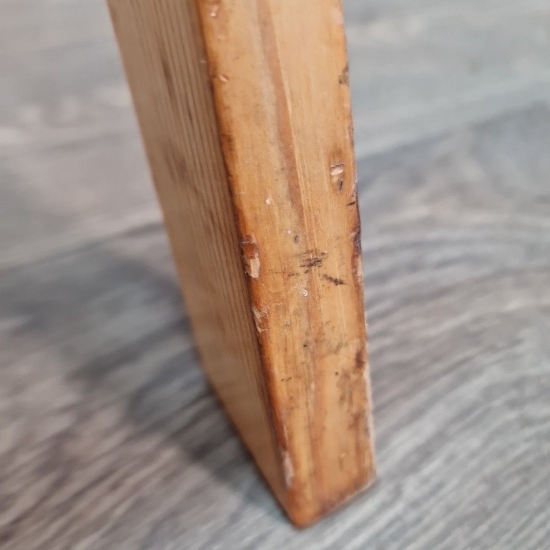 Garden Decor Vintage Pine Trough Planter Solid Wooden Garden Plant Stand Holder Retro photo