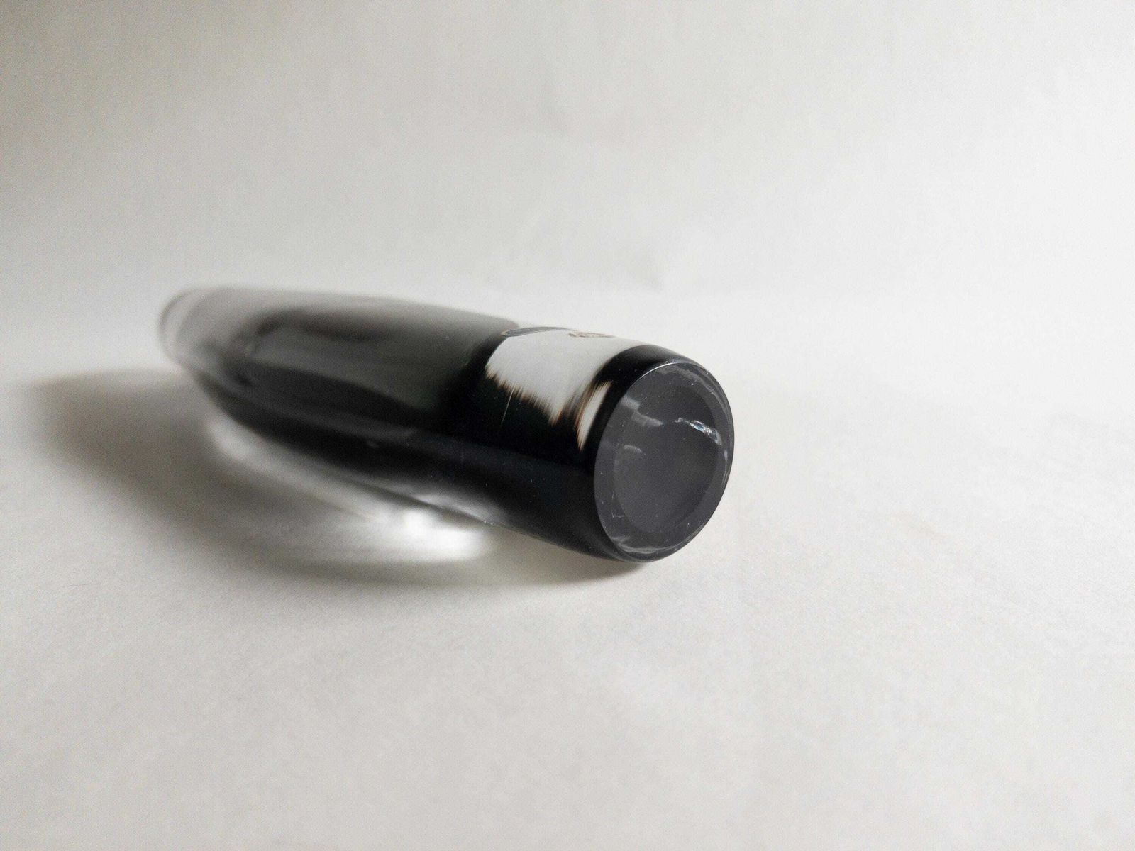 photo for sale Josef Schott Art Glass Vase: Smokey Grey Smalandshyttan, Sweden