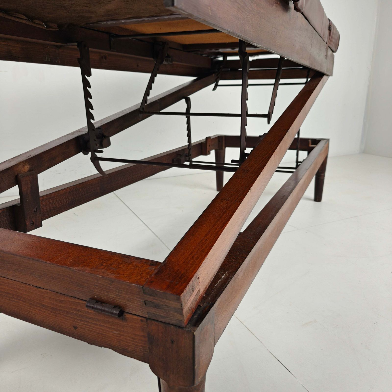 photo for sale Antique English Military Hospital Bed – 19th Century