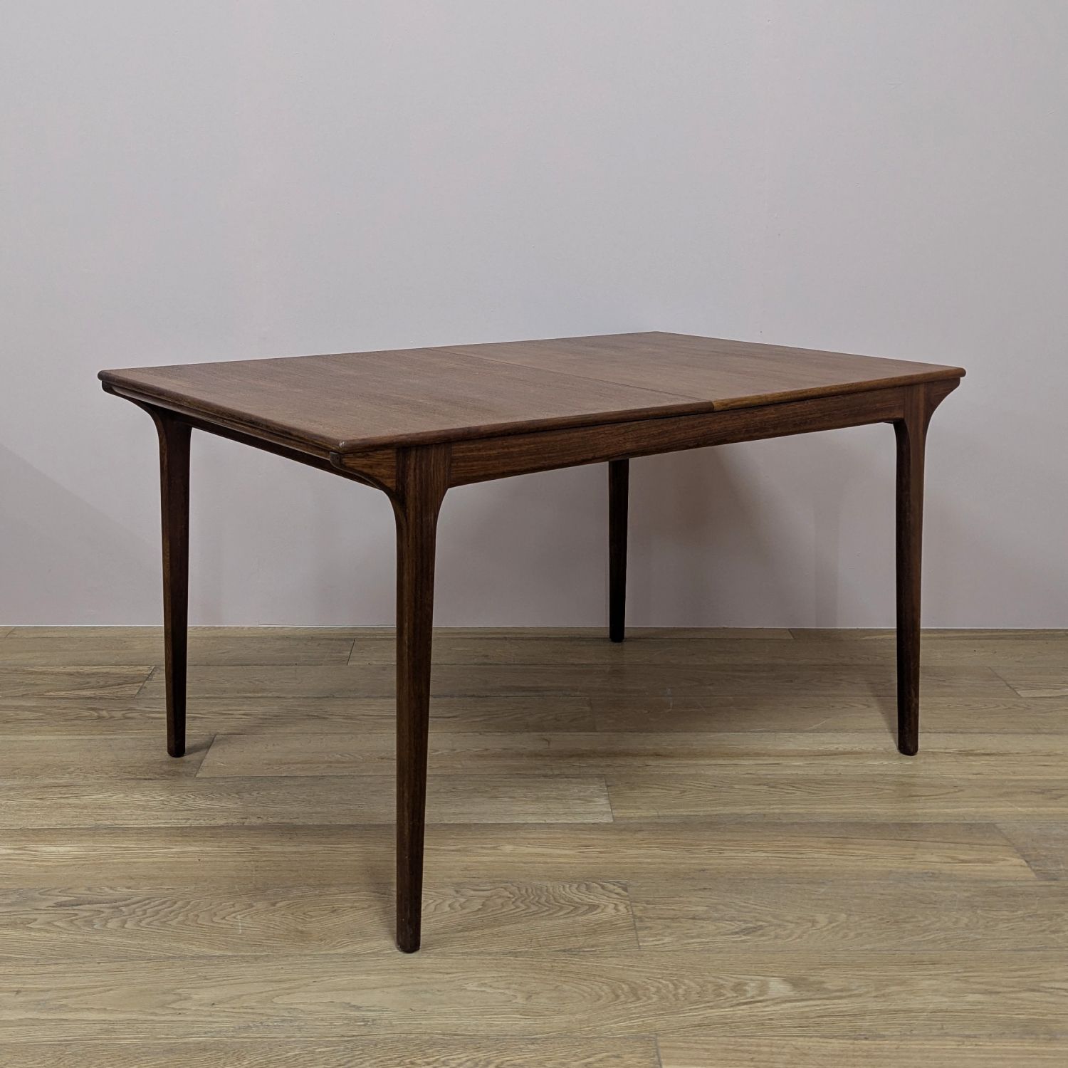 Midcentury 1960s Rectangular Extending Teak Dining Table By McIntosh photo vintage