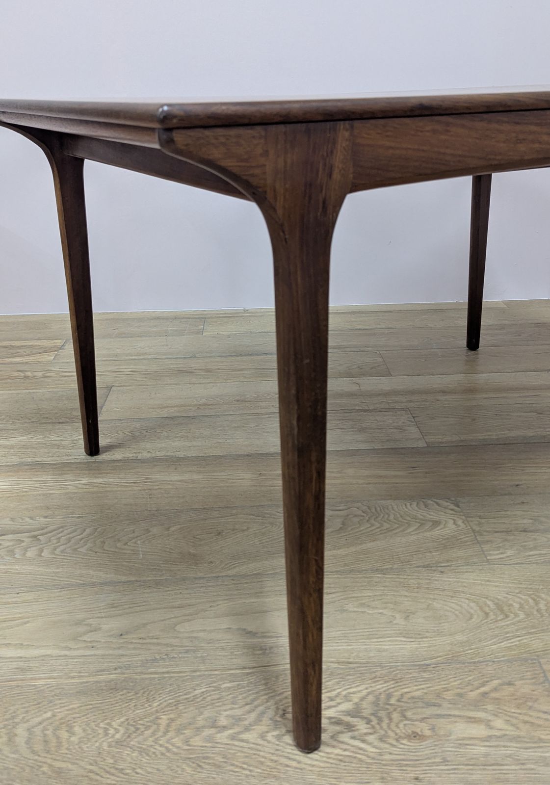 600.0 Midcentury 1960s Rectangular Extending Teak Dining Table By McIntosh photo