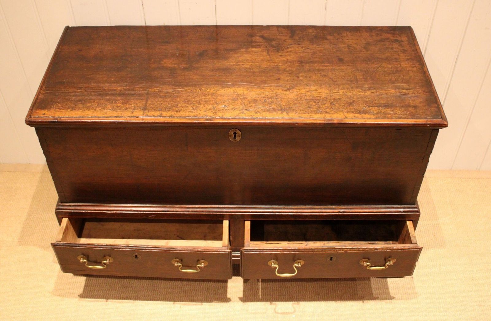 Early 19th Century Deal Wood Mule Chest photo buy
