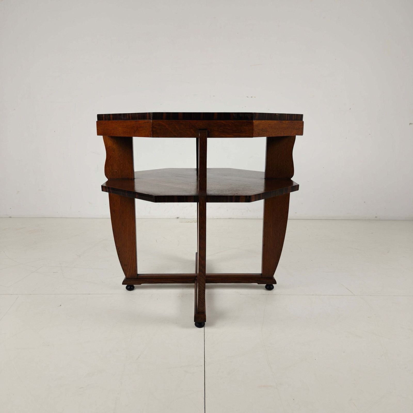 Amsterdam School Coffee Table – Oak With Veneer Inlay, Circa 1920 photo furniture